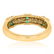 18K Yellow Gold Emerald Diamond Ring - 3