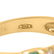 18K Yellow Gold Emerald Diamond Ring - 5