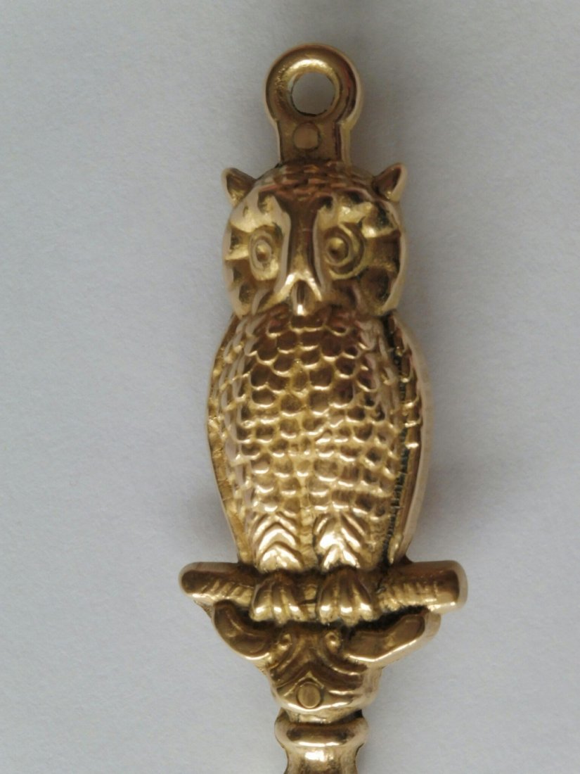 Antique Shoe Horn with owl
