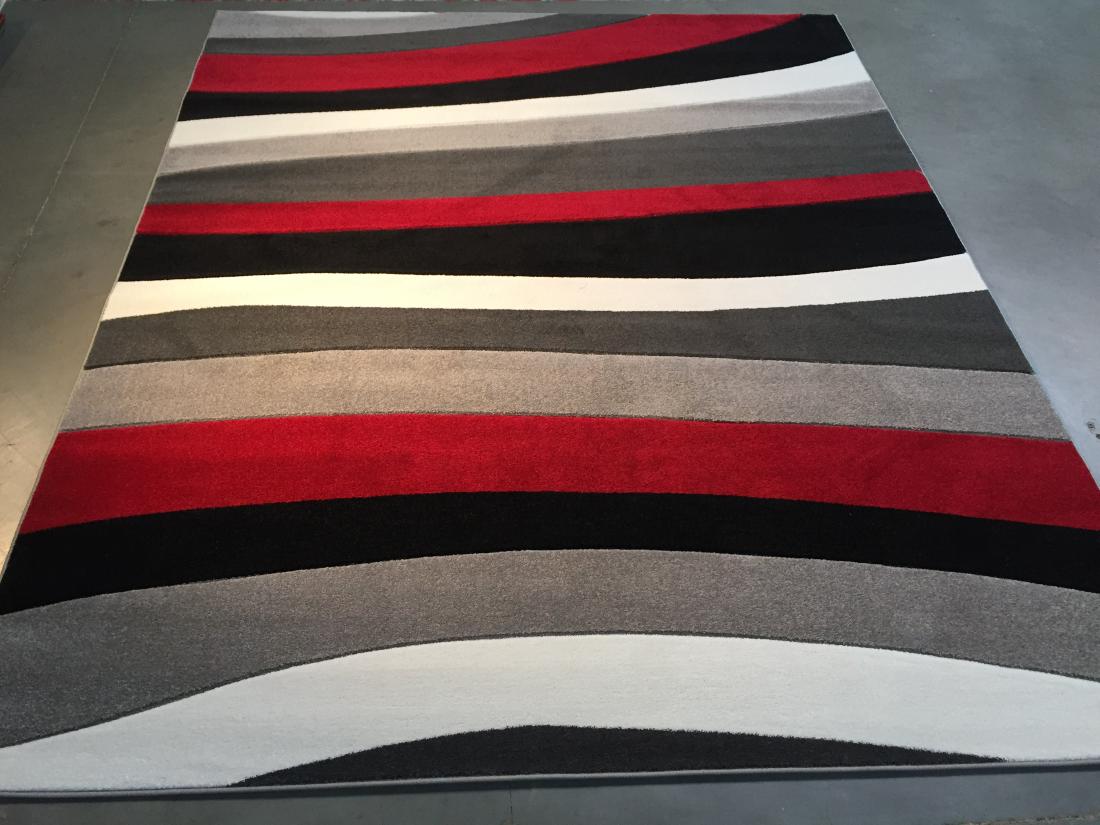 MODERN HAND CARVED DESIGN RUG 8X10 (1 of 7)