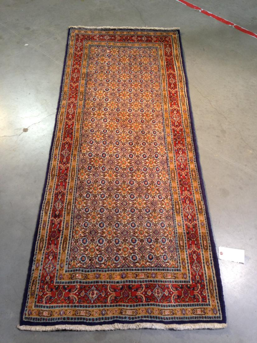 AUTHENTIC,FINE PERSIAN HAND KNOTTED WOOL RUNNER (1 of 6)