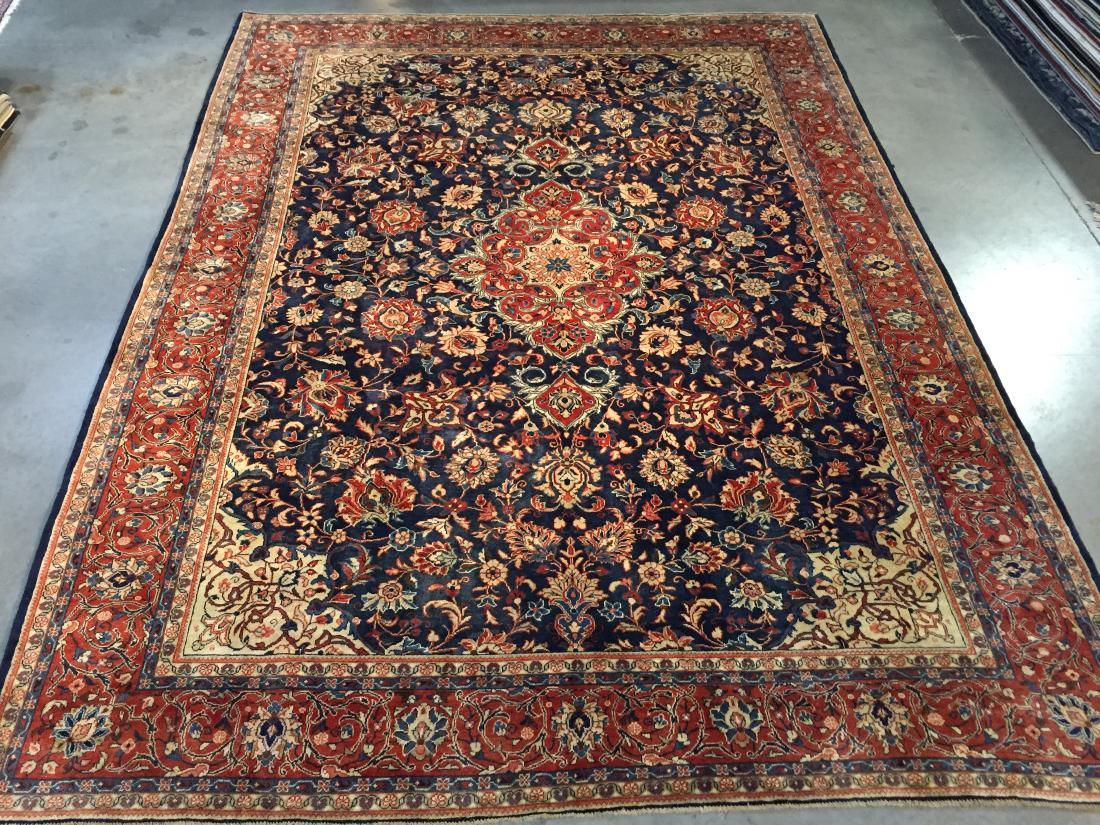 EXQUISITE ANTIQUE PERSIAN SAROUK RUG 9'.0"x12'.2" (1 of 7)