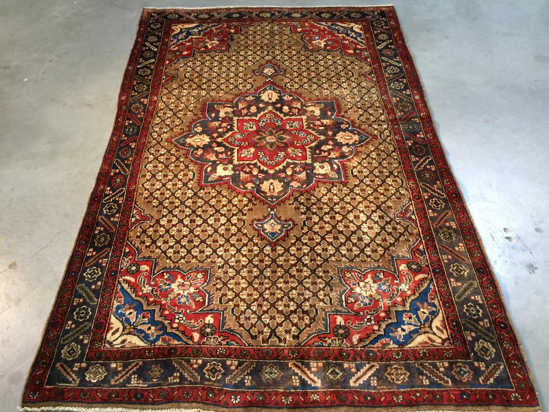 MAGNIFICENT  HAND KNOTTED AUTH PERSIAN RUG 5.4x8.5 (1 of 7)