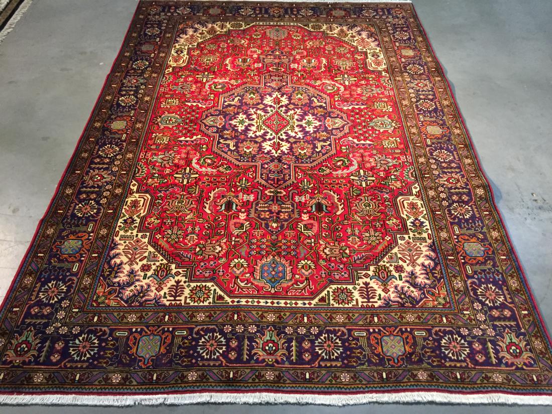STUNNING AUTHENTIC PERSIAN TABRIZ RUG 9x10 (1 of 10)