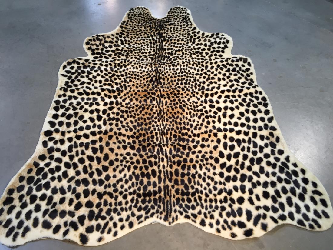 SAFARI STYLE CHEETAH RAWHIDE RUG 6x8 (1 of 6)