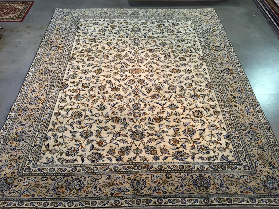 MAGNIFICENT ANTIQUE PERSIAN KASHAN RUG 10'.0"X12'.4" (1 of 9)