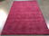 DECORATIVE MODERN DESIGN WOOL RUG 5 x 7.6