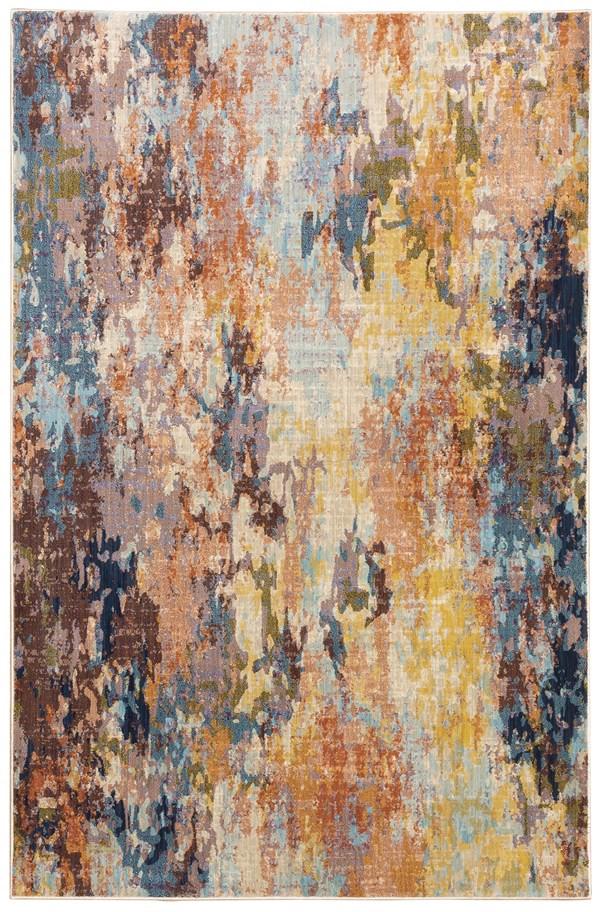 CONTEMPORARY ART DECO AREA RUG 7x10: 6.7x9.3 Brand name rug, in Modern Art Deco pattern Premium dense pile in multi colors ,Made of durable and easy to care, polyproplyen pile power loom in Egypt