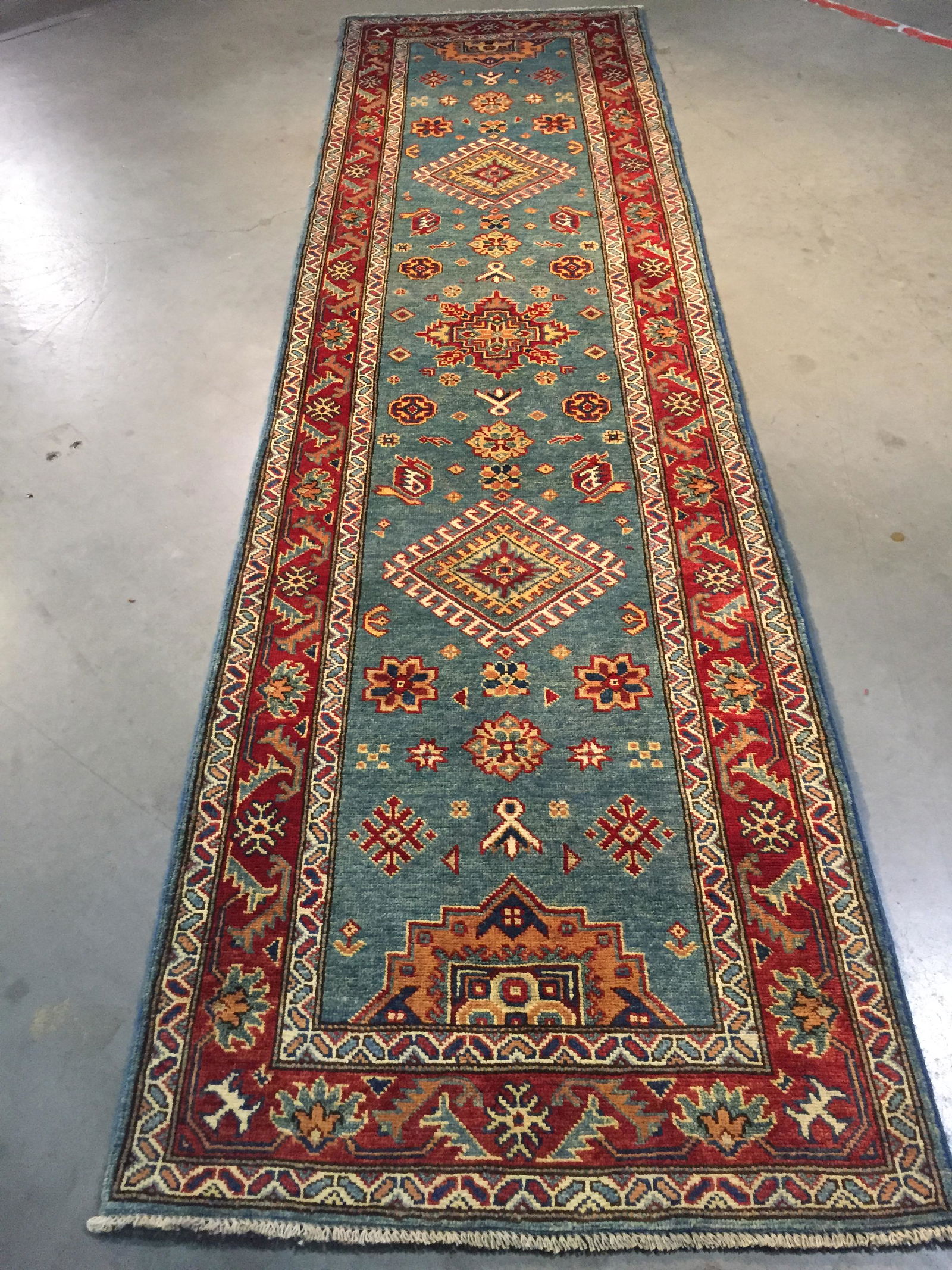 STUNNING FINE KAZAK  RUNNER 2.9x9.8 (1 of 6)
