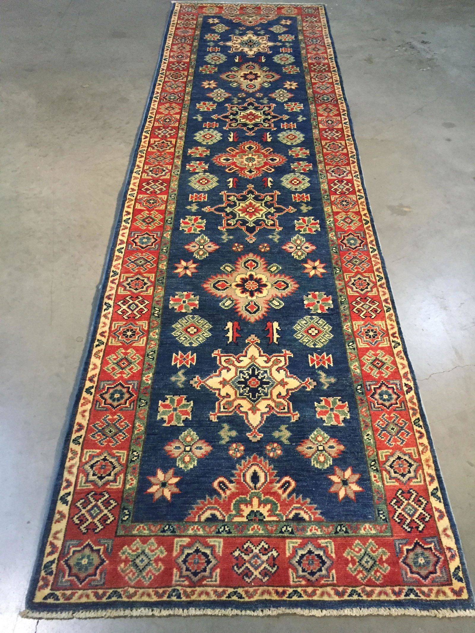 STUNNING FINE KAZAK  RUNNER 2.9x9.9 (1 of 7)
