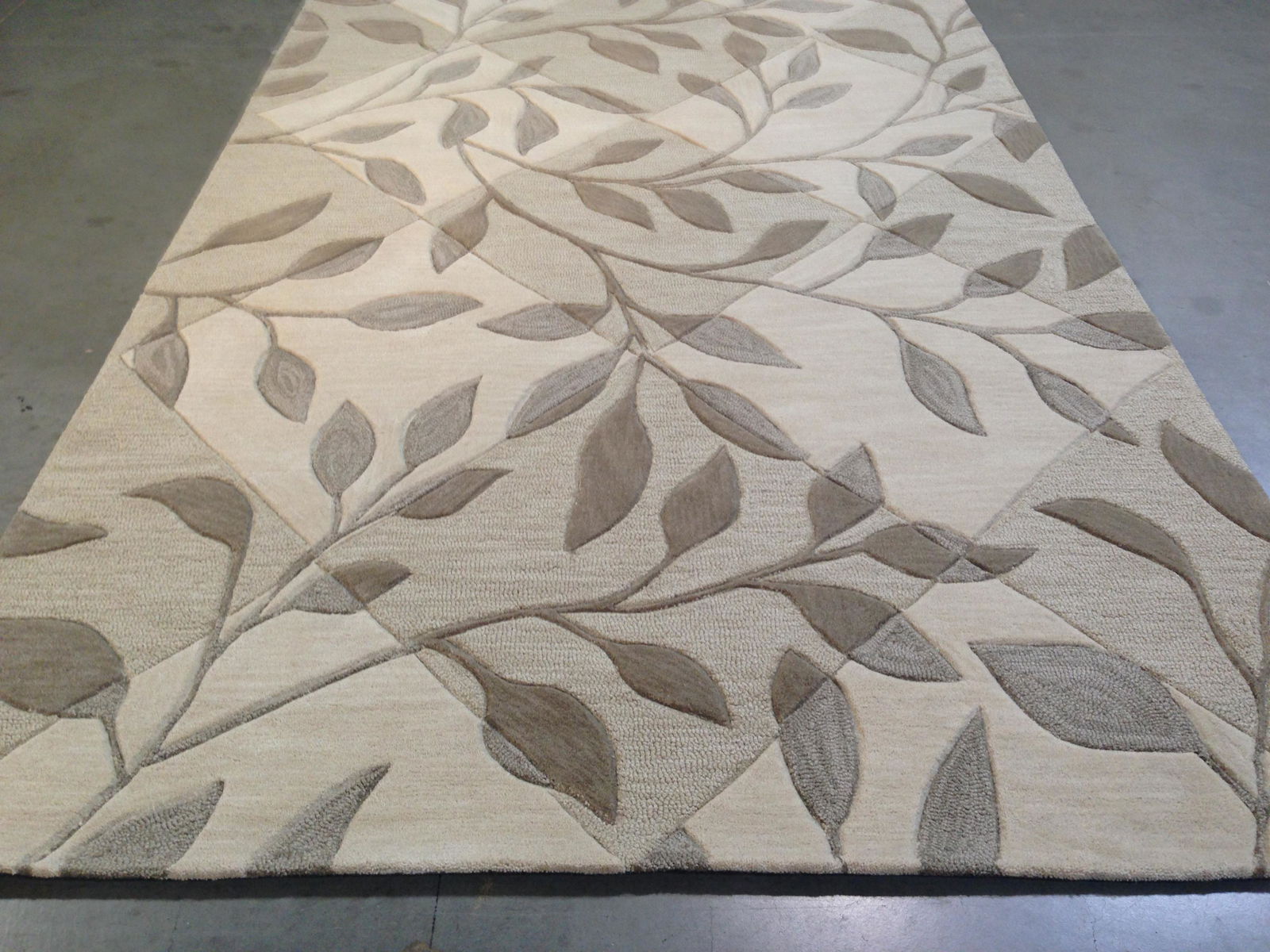 MODERN HAND MADE , CARVED & TEXTURE  RUG 8x10 (1 of 6)