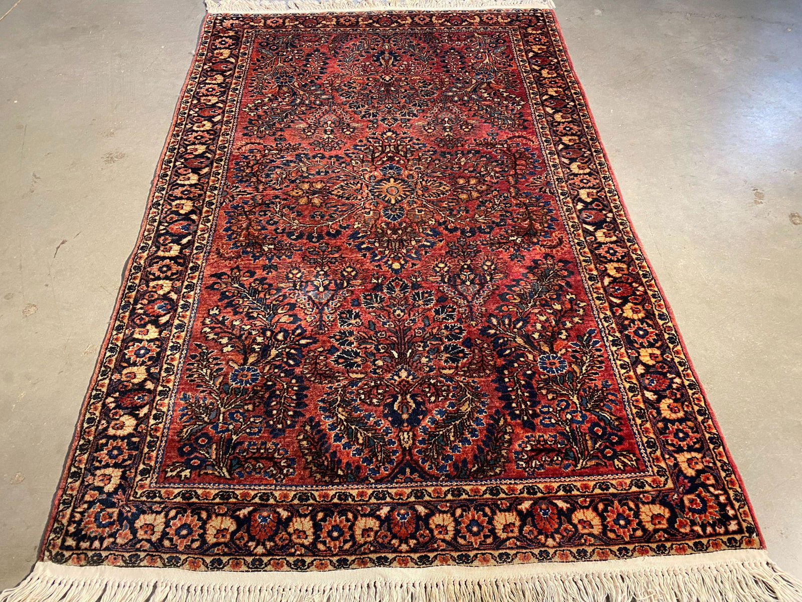 EXQUISITE ANTIQUE PERSIAN SAROUK RUG 4.2x6.4 (1 of 9)