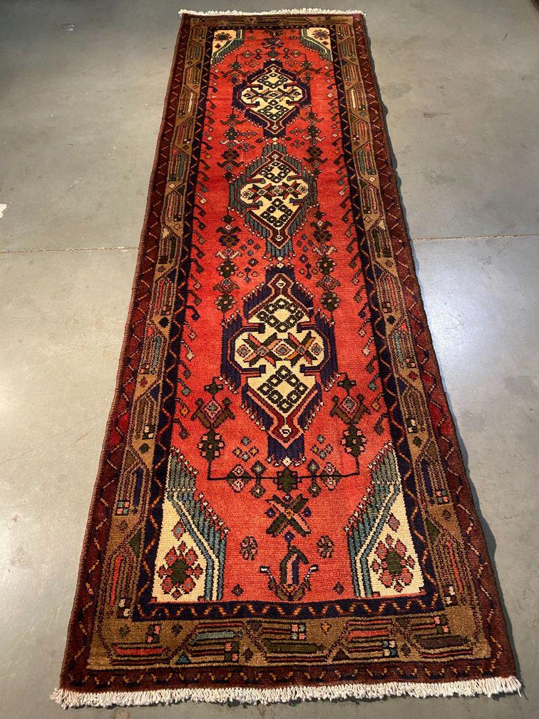 STUNNING PERSIAN VINTAGE RUNNER 3'.0"X9'.8" (1 of 9)