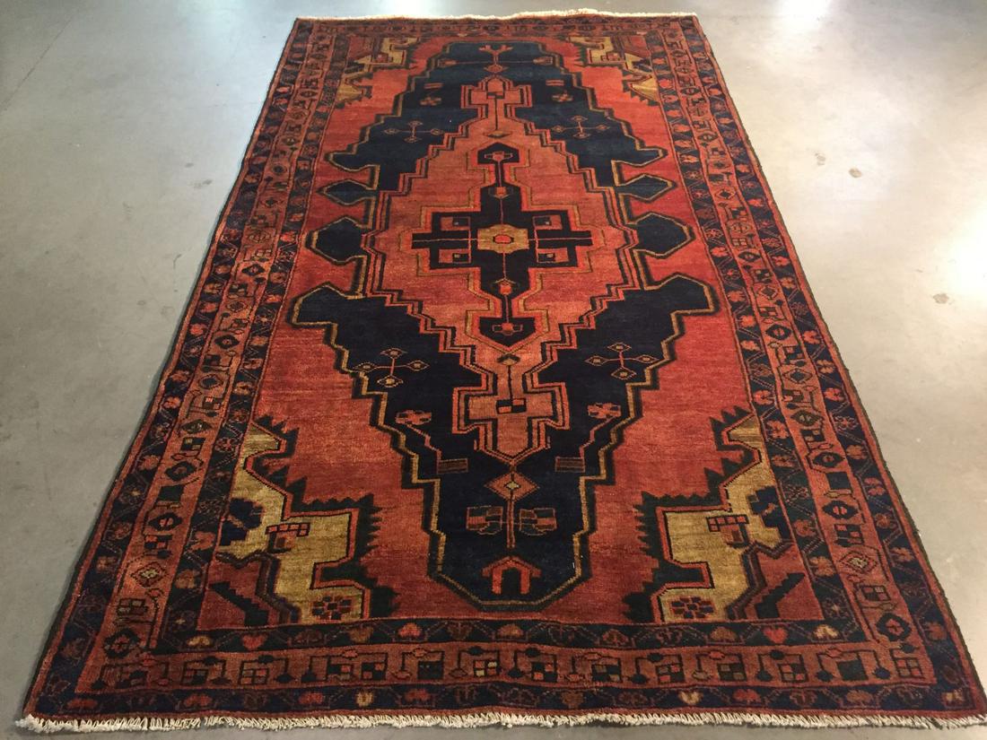 EXQUISITE ANTIQUE PERSIAN RUG 5'x8'.6" (1 of 8)