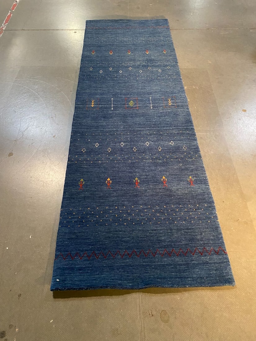 MAGNIFICENT  GABBEH RUNNER 8' (1 of 6)