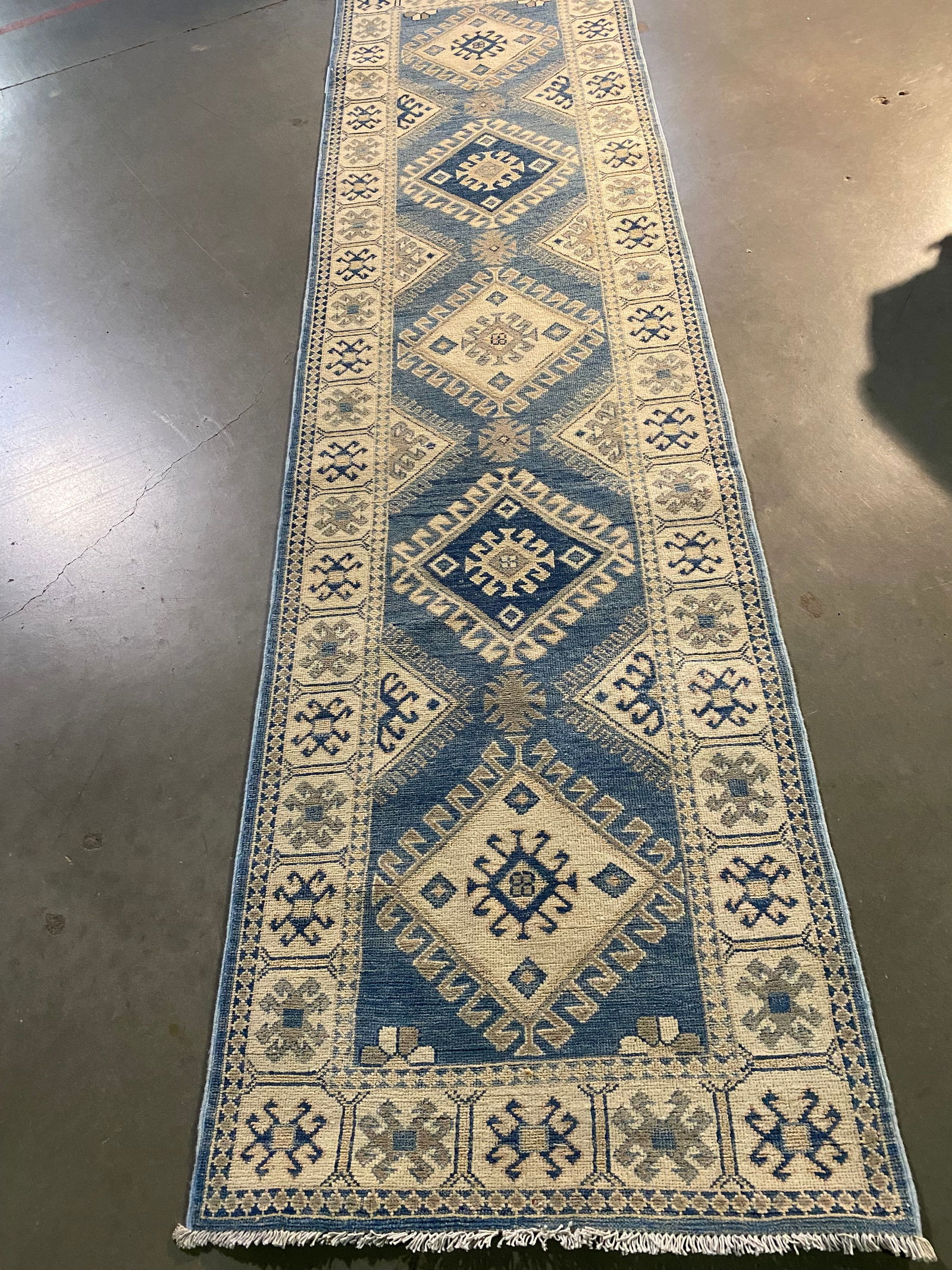 FINE SUPER KAZAK RUNNER 2'.7"x9'.7" (1 of 8)