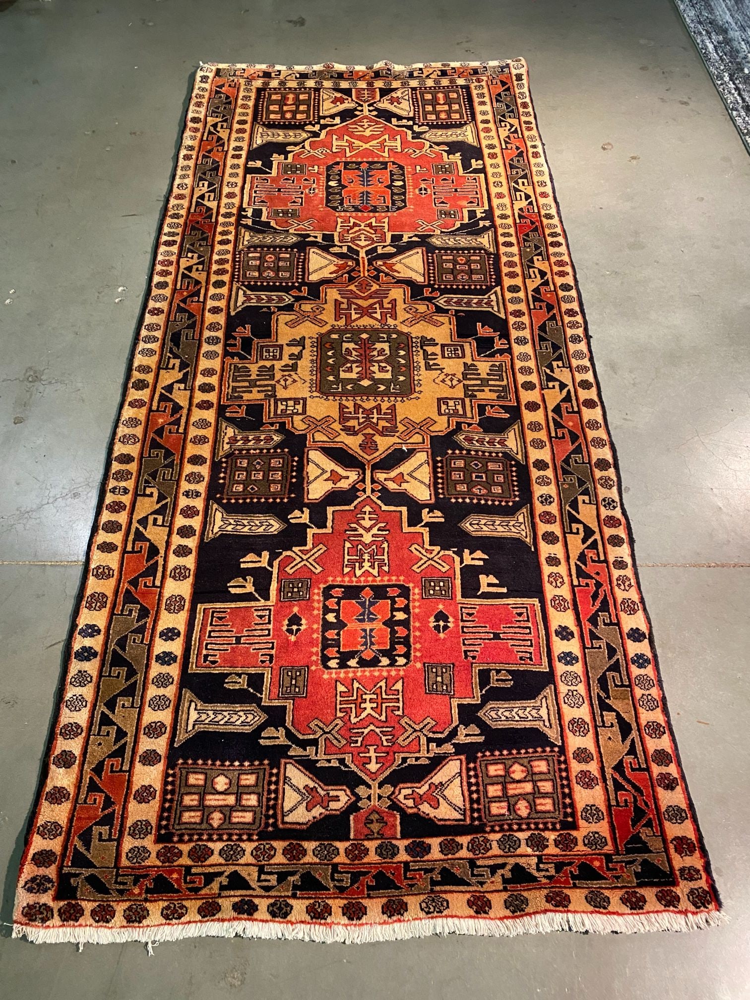 STUNNING AUTHENTIC PERSIAN  RUG 4'.0" X9'.6" (1 of 10)
