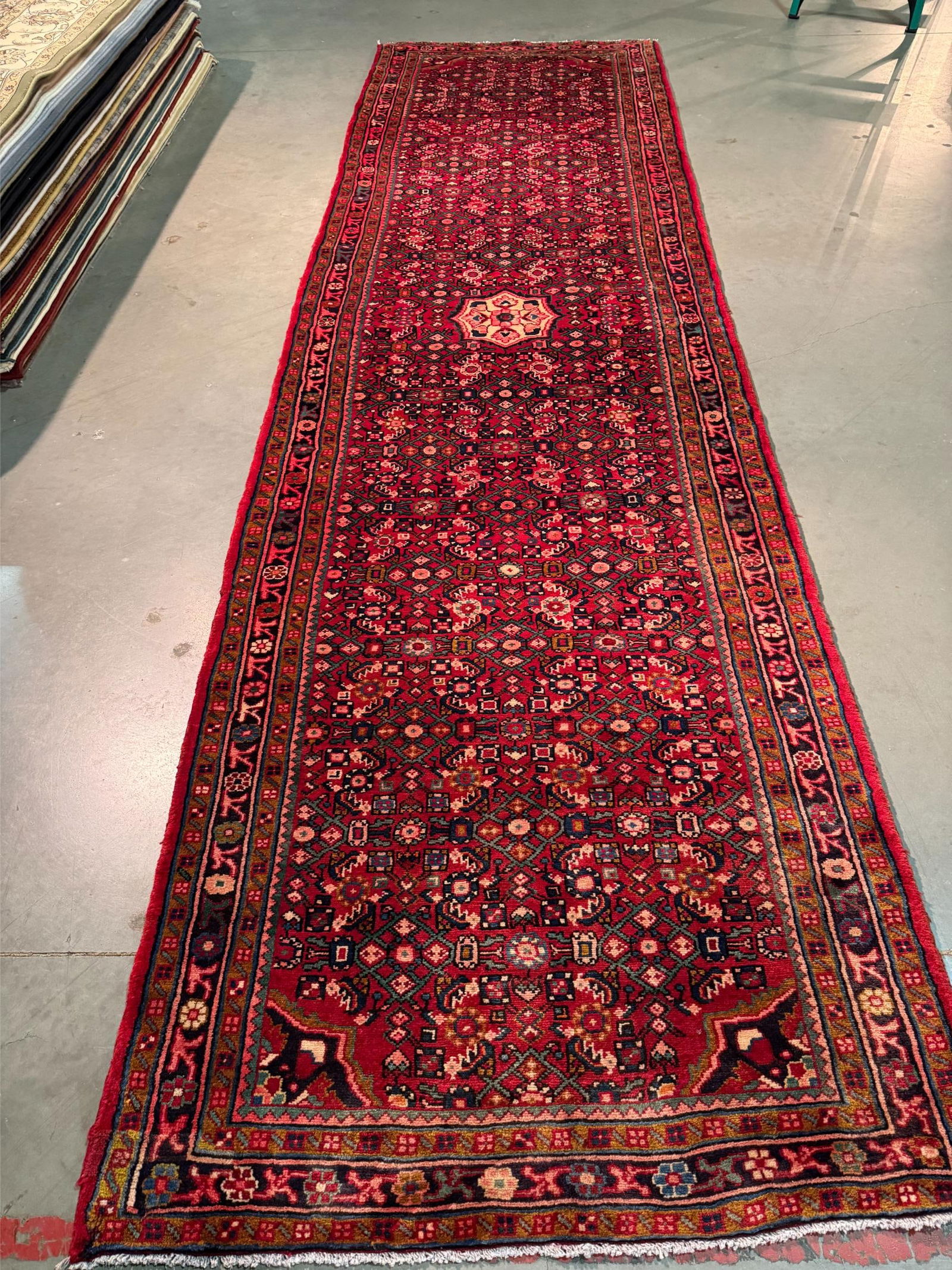 Stunning Persian Hamedan Rug 4x14.2 (1 of 11)