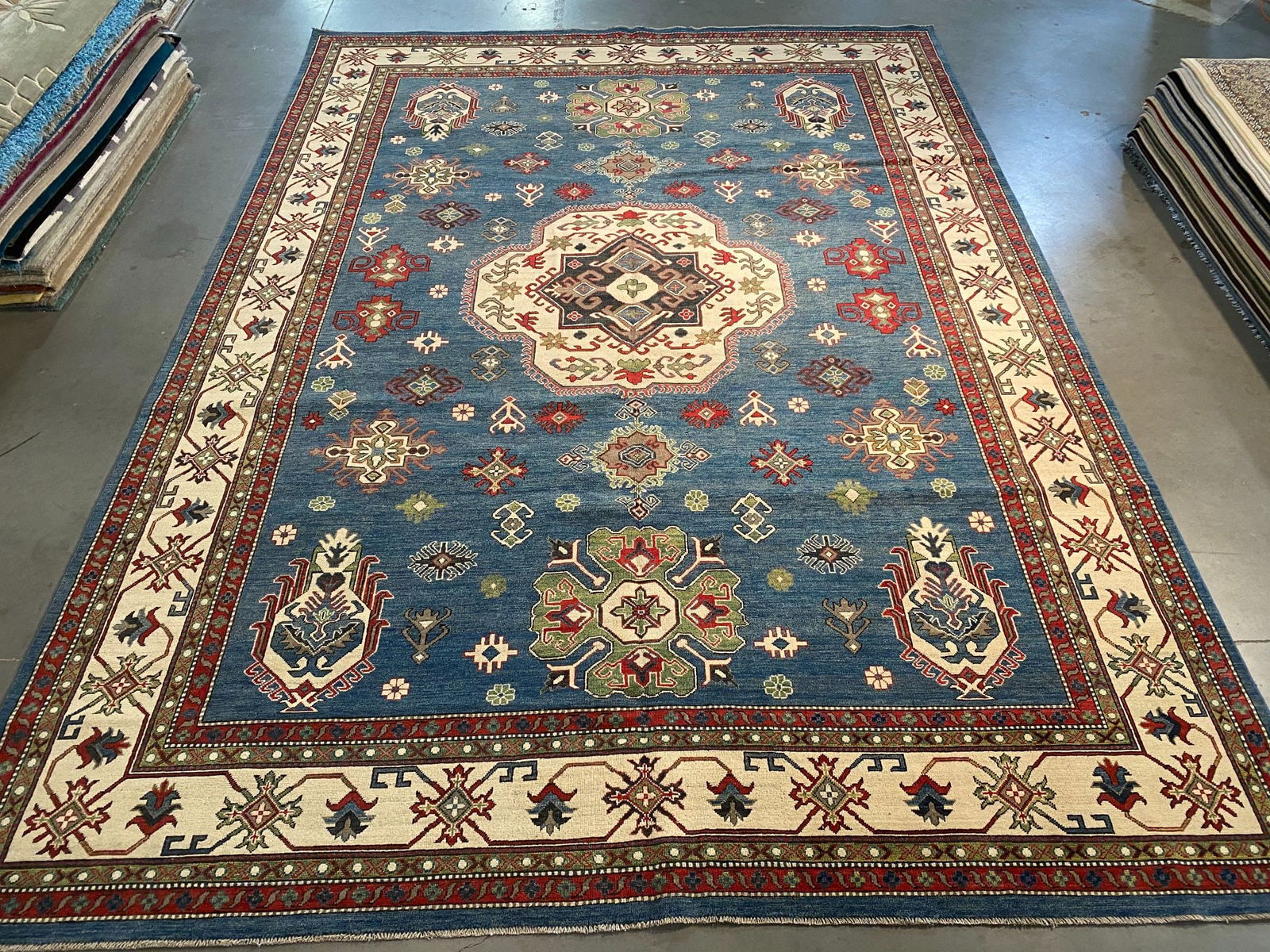 EXQUISITE SUPER KAZAK RUG 10x14 (1 of 9)
