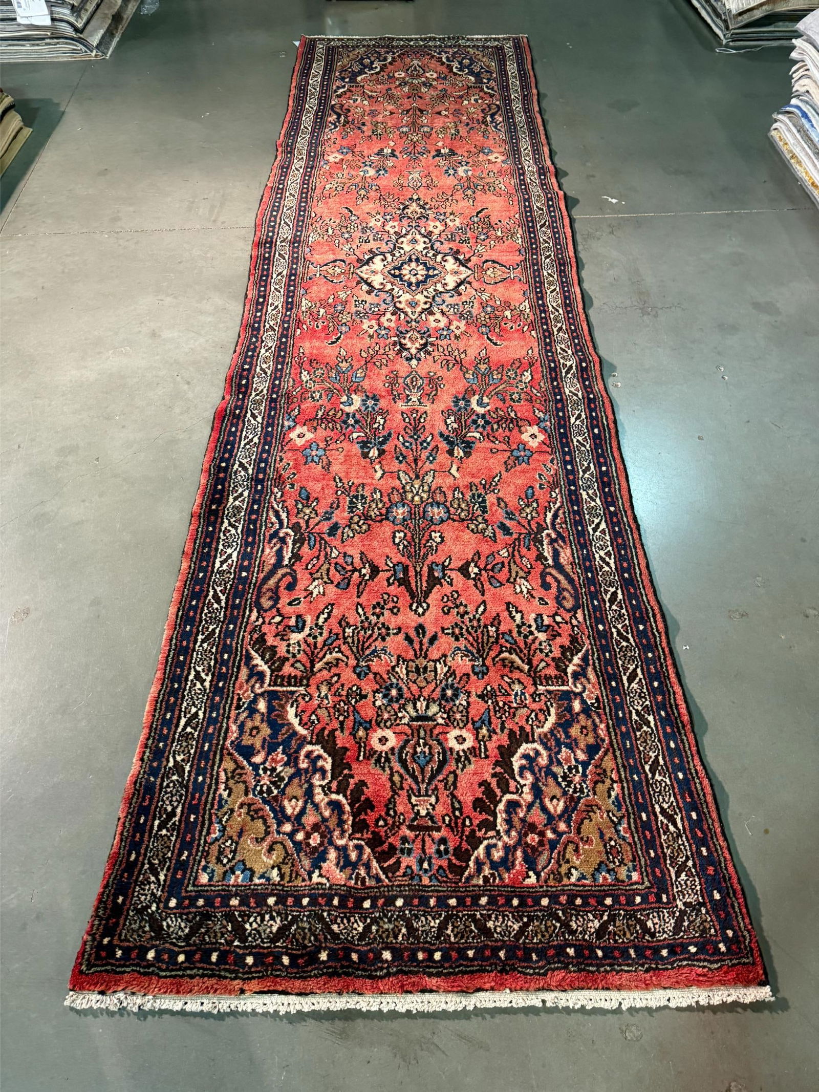 Stunning Persian Hamedan Rug 3.8x14. (1 of 11)