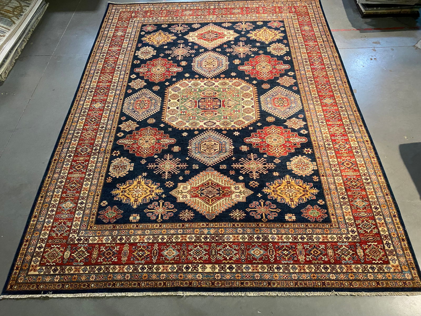 EXQUISITE FINE SUPER KAZAK RUG 9' x12' (1 of 12)