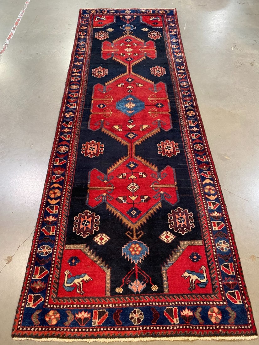 MAGNIFICENT PERSIAN RUNNER 3.3x9.9 (1 of 8)