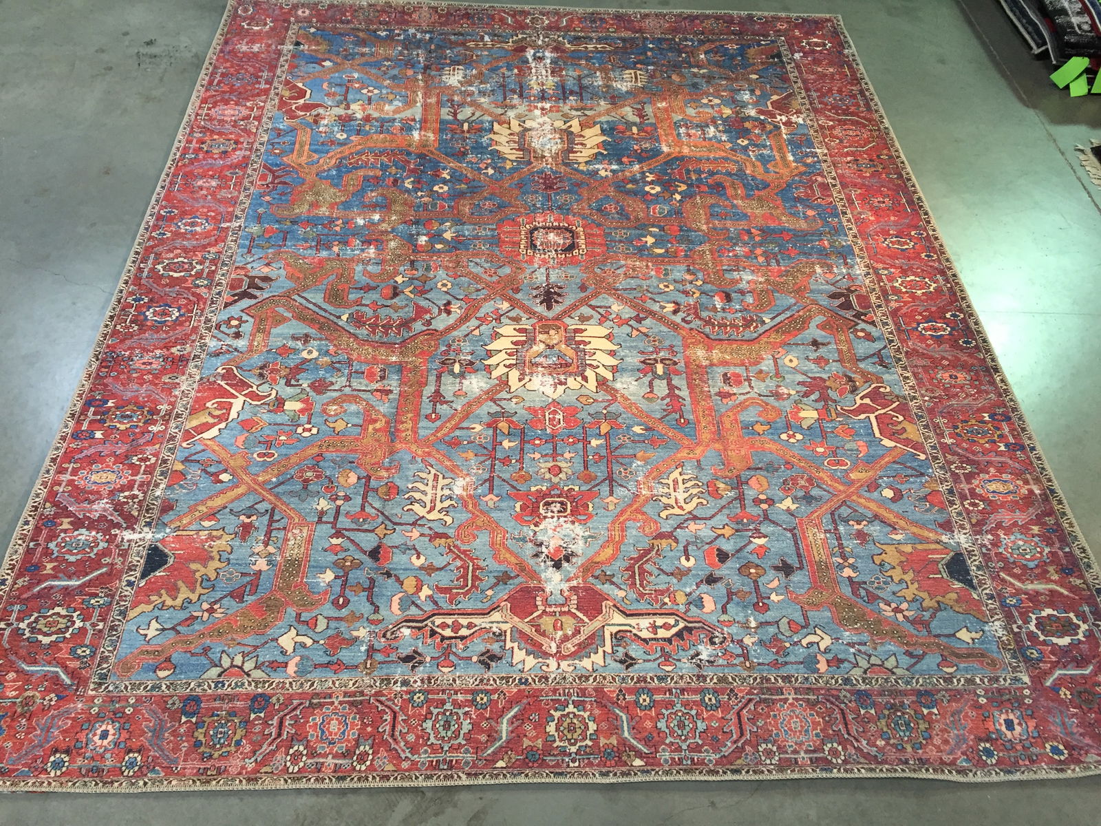 STUNNING ENGINEERED VINTAGE PERSIAN RUG 8x10 (1 of 8)