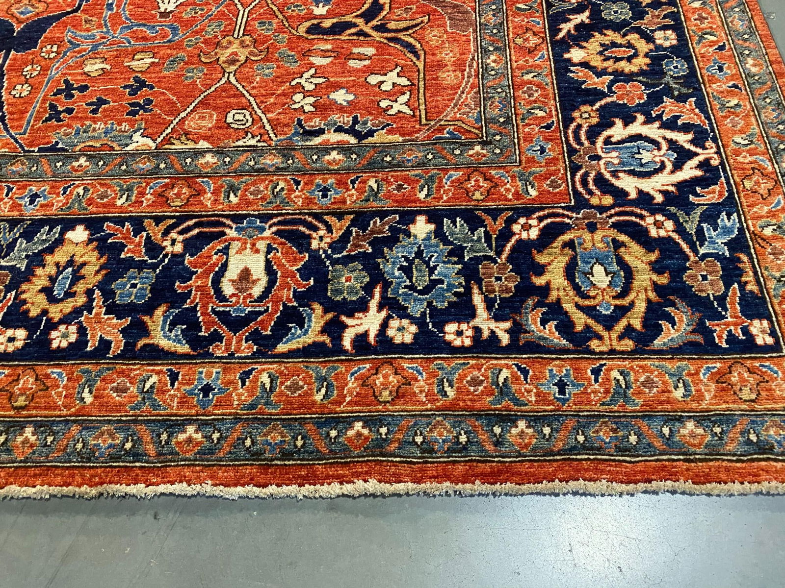 Exquisite Fine Serapi Design Rug 9.1x11.9 - 2