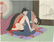 Shunga painting - Bedroom Scene c1890 original