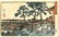 Utagawa Hiroshige - Hillside Temple c1850s Original