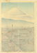 Hasui Kawase: Motoyoshiwara Dawn 1940 1st Ed. Woodblock - 2