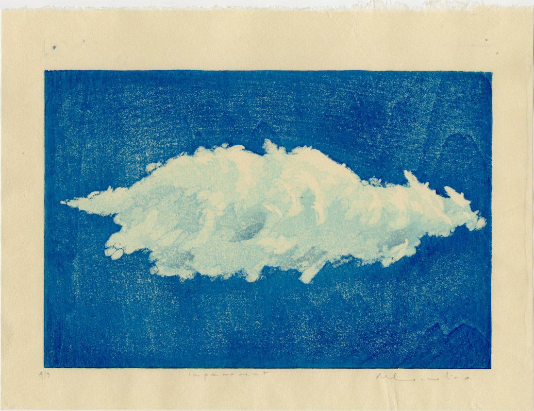 Mara Cozzolino: Impermanent 2021 1st Ed Woodblock (1 of 2)