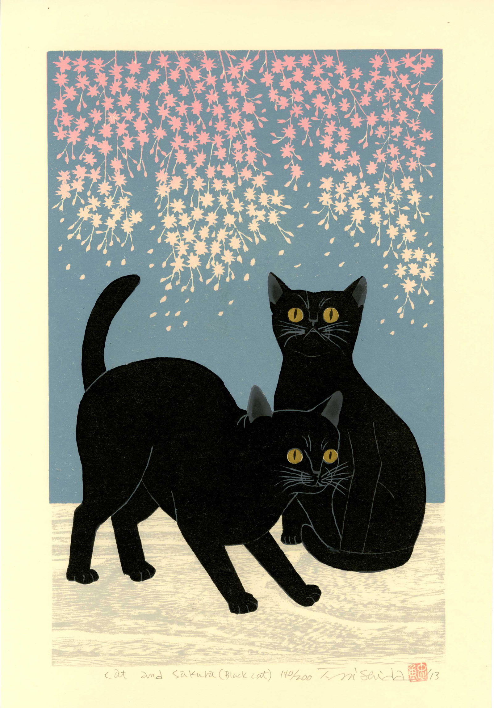 Nishida Tadashige: Cats and Sakura 2013 1st Ed (1 of 2)