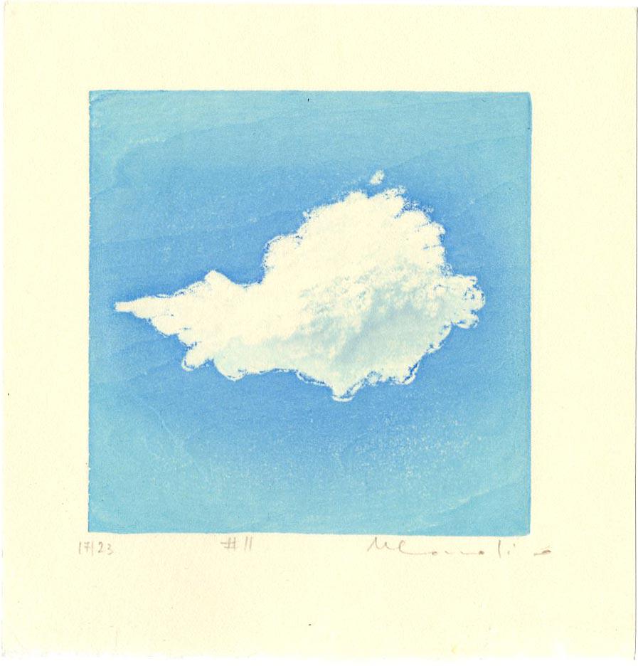 Mara Cozzolino: Cloud # 11 1st Ed. Woodblock (1 of 2)