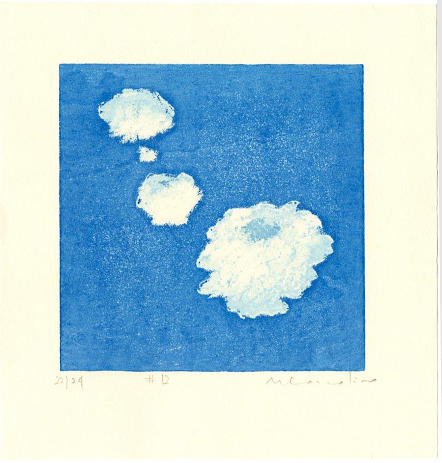Mara Cozzolino: Cloud # 12 1st Ed. Woodblock (1 of 2)