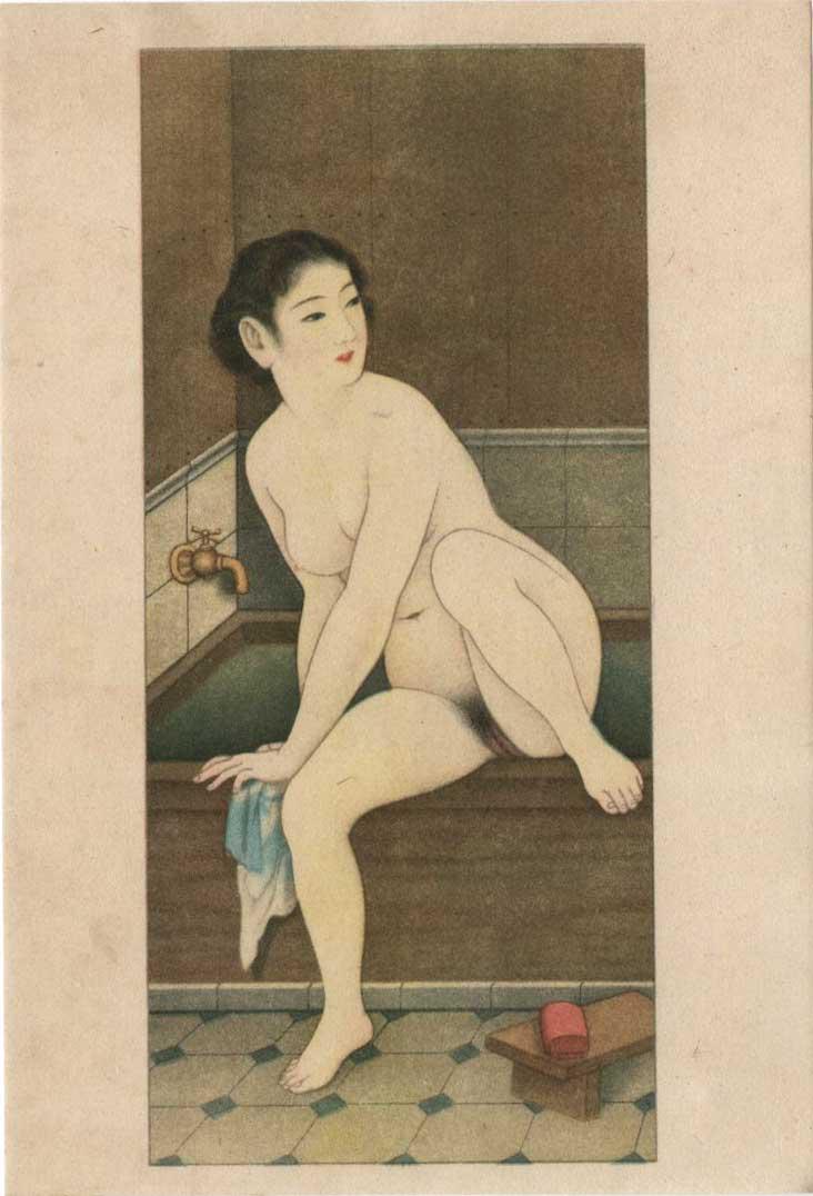 Shinsui Ito: After a Bath Shunga (1 of 2)