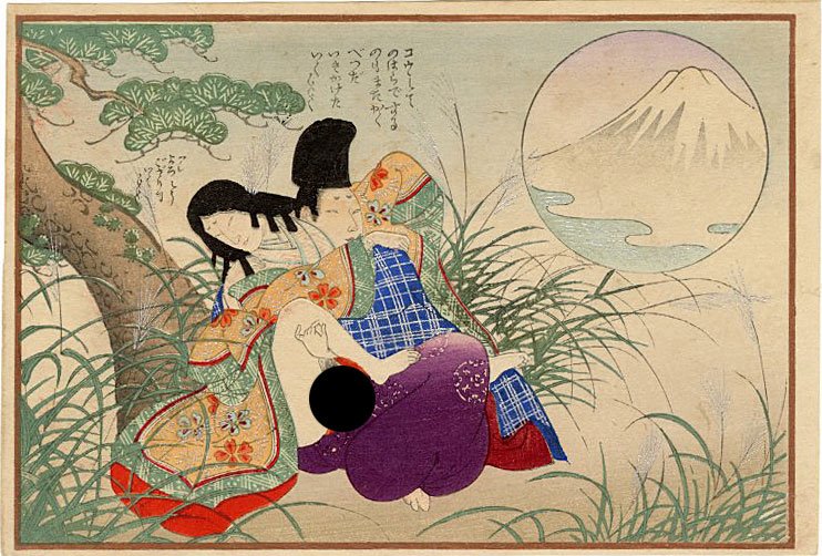 Deluxe Shunga Woodblock c.1910s NR (1 of 3)