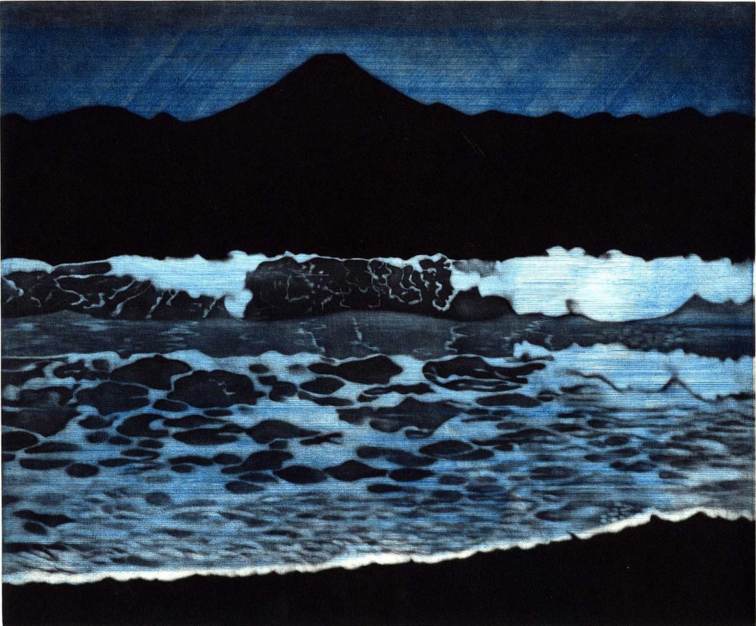 Saito Kaoru: Hato Fuji 1st Edition 1993 Copper Print (1 of 3)