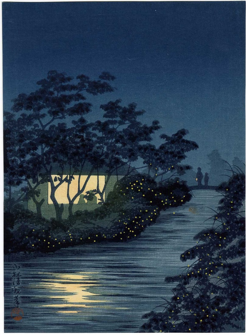 Kiyoshika Kobayashi: River of Fireflies 1930s (1 of 2)