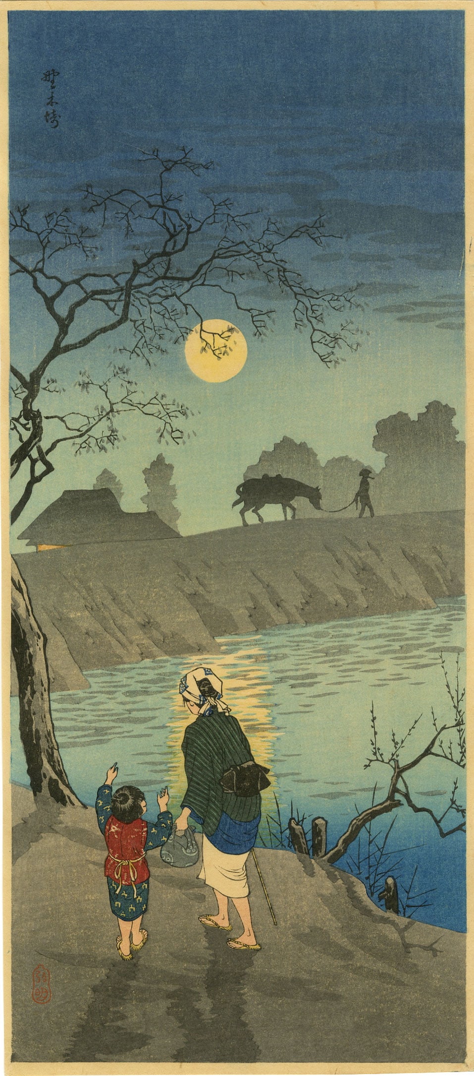 Hiroaki Shotei Takahashi -- Moon Rising at Nokizaki (1 of 2)