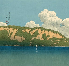 Hasui Kawase: Lake Towada Woodblock