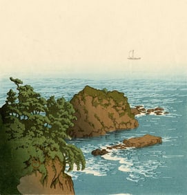 Hasui Kawase: Miyajima after the Snow Woodblock