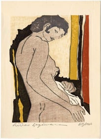 Hideo Hagiwara: Nude Woodblock