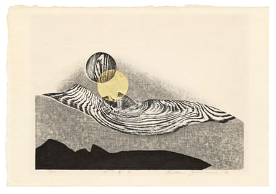 Reika Iwami -- Banquet of Water Woodblock