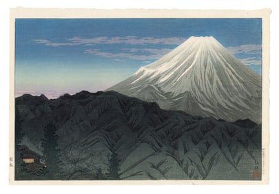 Takahashi Hiroaki (Shotei) -- Fuji from Hakone 1930 1st Ed Woodblock