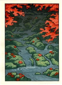 Jed Henry: A Land Untouched Woodblock