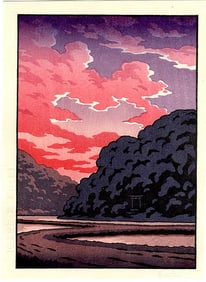 Jed Henry: Evenfall Woodblock