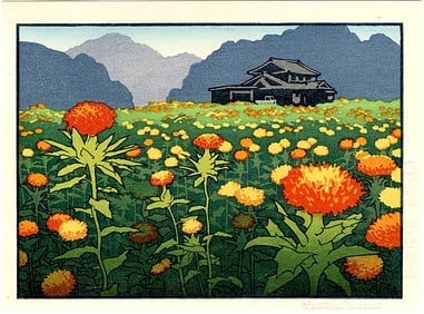Jed Henry: Pastoral Mosaic Woodblock