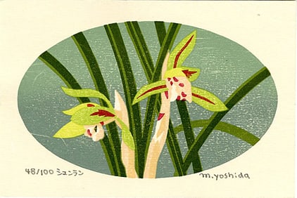 Masaki Yoshida: Botanical 2006 1st Ed. Woodblock NR
