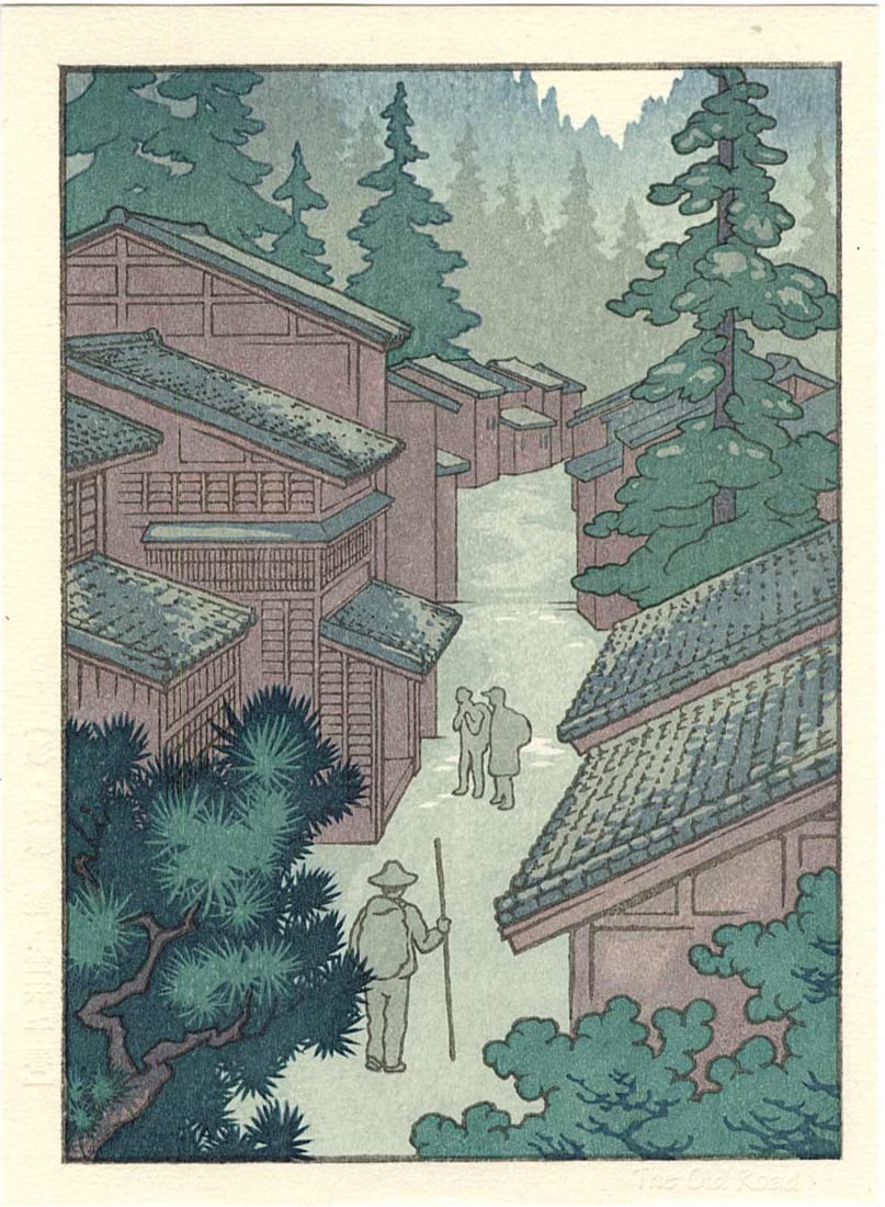 Jed Henry: The Old Road Woodblock (1 of 2)